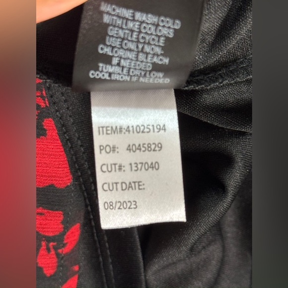 Torrid Midi Crinkle Chiffon Surplice Balloon Sleeve Dress Floral Black Size 2X - Picture 9 of 11